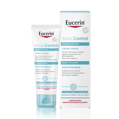3x Eucerin Atopicontrol Kalmerende Gezichtscrème 50 ml