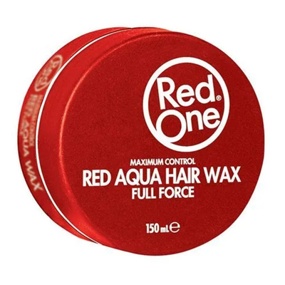 3x Red One Aqua Hair Wax Red 150 ml