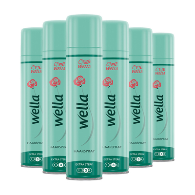 6x Wella Haarspray Extra Strong Hold 75 ml