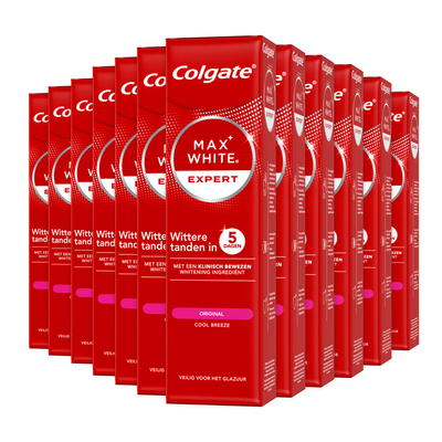 12x Colgate Tandpasta Max White Expert Original 75 ml
