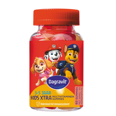 Gratis Verzending: 3x Dagravit Multivitamine Gummie Paw Patrol 60 gummies