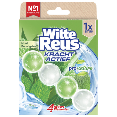 Witte Reus Toiletblok Pro Nature Munt Eucalyptus - 1 toiletblok