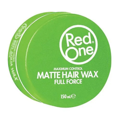 3x Red One Matte Hair Wax Green 150 ml