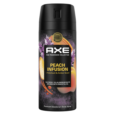 3x Axe Deodorant Bodyspray Peach Infusion 150 ml