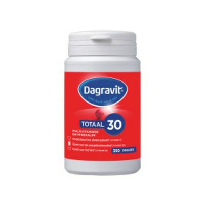 Gratis Verzending: 4x Dagravit Totaal 30 Multivitaminen 350 stuks