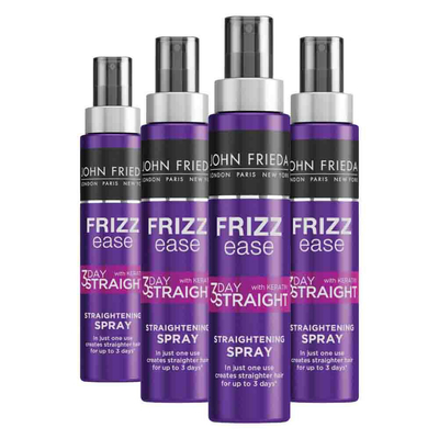 4x John Frieda Frizz Ease 3-Day Straight Spray 100 ml