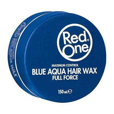 3x Red One Aqua Hair Wax Blue 150 ml