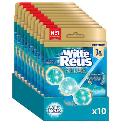 Witte Reus Toiletblok De Luxe Lovely Jasmine - 10 stuks