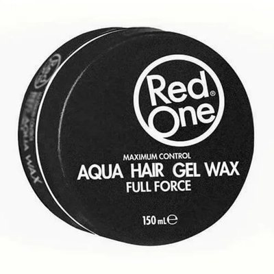3x Red One Aqua Hair Gel Wax Black 150 ml