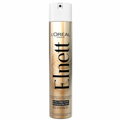 3x L'Oréal Elnett Satin Haarspray Extra Sterke Fixatie 400 ml