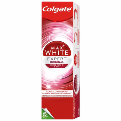 6x Colgate Tandpasta Max White Expert Original 75 ml