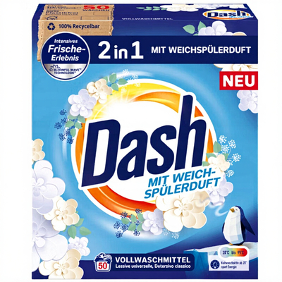 Dash  wasmiddel witte was - 50 wasbeurten