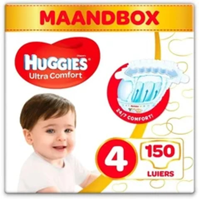 Huggies  luiers maat 4 - 150 stuks