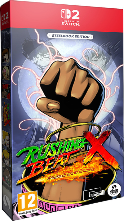 Rushing Beat X: Return of Brawl Brothers Steelbook Edition Nintendo Switch 2