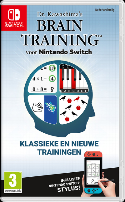 Dr. Kawashima's Brain Training for Nintendo Switch (verpakking Duits, game Engels) Nintendo Switch