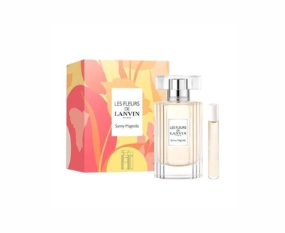Lanvin Les Fleurs de Lanvin Sunny Magnolia Giftset - 50 ml eau de toilette spray + 7,5 ml eau de toilette tasspray - cadeauset voor dames