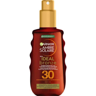 Garnier Ambre Solaire Ideal Bronze zonneolie SPF 30 - 150 ml Zonnebrand Wit