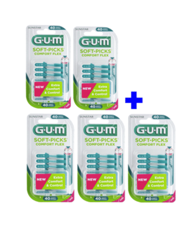 GUM Soft-Picks - Comfort Flex Large - 40 stuks