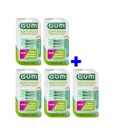 GUM Soft-Picks - Comfort Flex Medium - 40 stuks