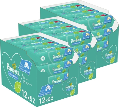 Pampers Fresh Clean billendoekjes - 1872 stuks