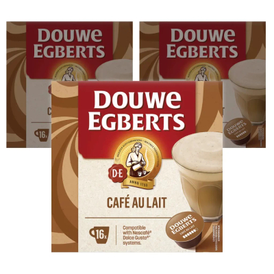 Douwe Egberts Café Au Lait Koffiecups voor Dolce Gusto® compatible 48 cups