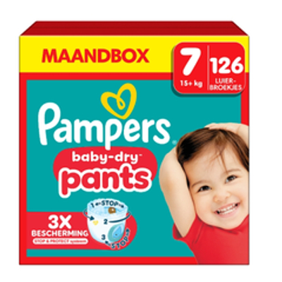 Pampers Baby Dry Pants  luierbroekjes maat 7 - 126 stuks