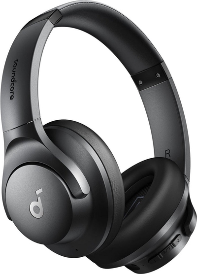 soundcore van Anker Q20i-headset met hybride actieve ruisonderdrukking, bluetoothoordoppen, speelduur van 40 u, Hi-Res Audio, veel bas, appinstellingen, transparantiemodus, ideaal voor op reis
