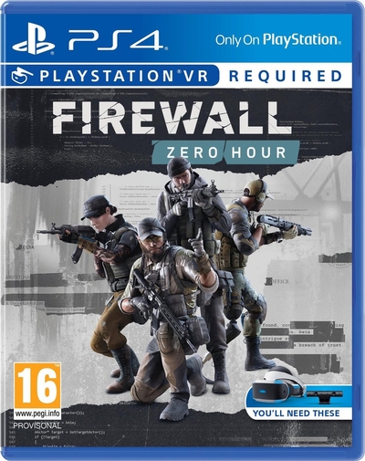 Sony Firewall Zero Hour, PlayStation 4, Multiplayer modus, T (Tiener), Virtual Reality (VR)-headset nodig