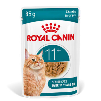 Royal Canin Ageing 11+ natvoer kat (in saus of gelei) In Gelei (12x85 g)- natvoer katten