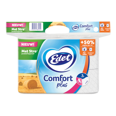 Edet Comfort 3-laags toiletpapier - 24 rollen