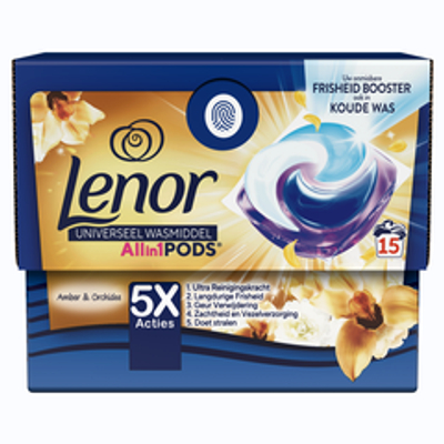 Lenor Pods  wascapsules gekleurde was - 15 wasbeurten