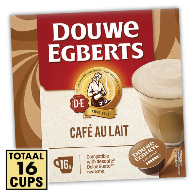 Douwe Egberts Dolce Gusto Café Au Lait Koffiecups – 16 cups