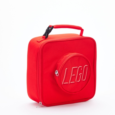 LEGO Lunchtas in de vorm van een steen - rood