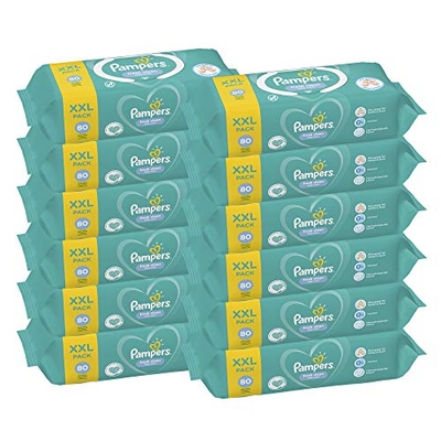 Pampers Fresh Clean billendoekjes - 960 stuks
