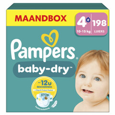 Pampers Baby Dry  luiers  - 198 stuks