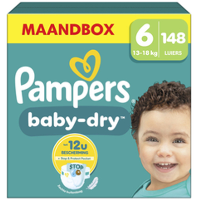 Pampers Baby Dry  luiers maat 6 - 148 stuks