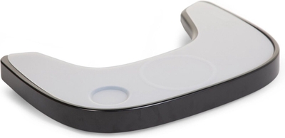 Childhome - Evolu Eettablet voor Kinderstoel - ABS - Zwart + Siliconen Placemat