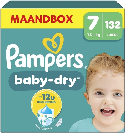 Pampers Baby Dry  luiers maat 7 - 132 stuks