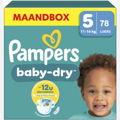 Pampers Baby Dry  luiers maat 5 - 78 stuks
