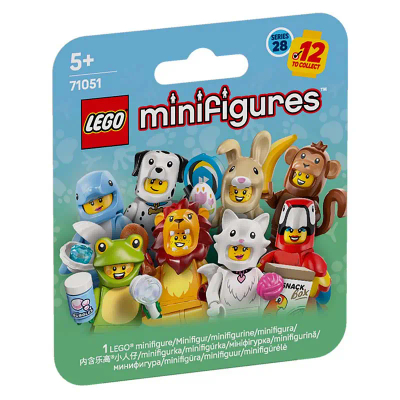 LEGO Minifiguren Serie 28: Dierenkostuums 1 van 12 Figuren - 71051