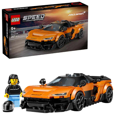LEGO® Speed Champions McLaren W1 – De Echte Supercar met 1 Minifiguur - Raceauto - 77257