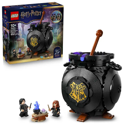 LEGO® Harry Potter™ Ketel met Geheim Toverdrankenklaslokaal - Bouwset om Neer te Zetten - Halloweendecoratie - Creatief Cadeau voor Meisjes, Jongens en Fans Vanaf 10 Jaar - 76464