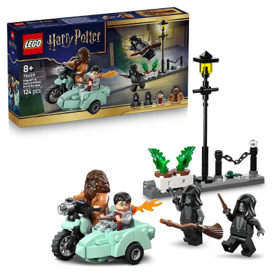LEGO® Harry Potter™ Hagrid™ en Harry's Ligusterlaan Ontsnapping - Modelbouwset - Speelgoedmotor voor Kinderen - Inclusief 4 Minifiguren - Cadeautje voor Fans Vanaf 8 Jaar - 76459