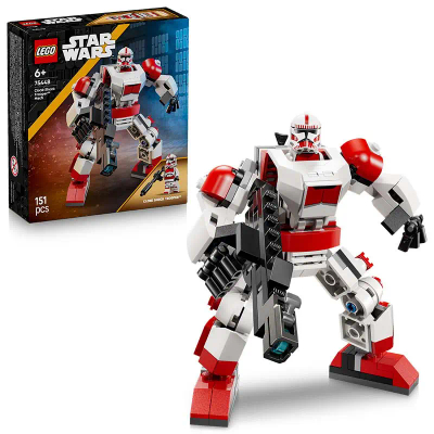 LEGO® Star Wars™ Clone Shock Trooper™ Mecha Speelset – Snel te Bouwen Verstelbare Actiefiguur met een LEGO Minifiguur - Klein Star Wars Cadeautje voor Kinderen Vanaf 6 Jaar - 75448