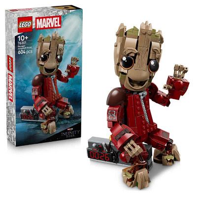 LEGO Super Heroes Groot in Ravager Jumpsuit Bouwbaar Speelgoed 76341