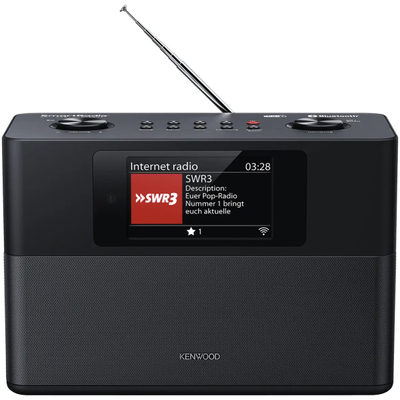 Kenwood CR-ST120S – Smart Radio met DAB+, Internetradio & Bluetooth - Zwart