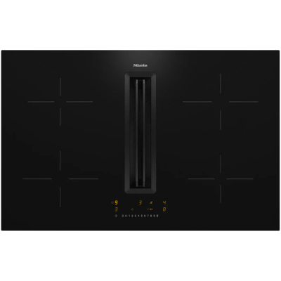 Miele KMDA7272-1 FL Inductie kookplaat met afzuiging Zwart