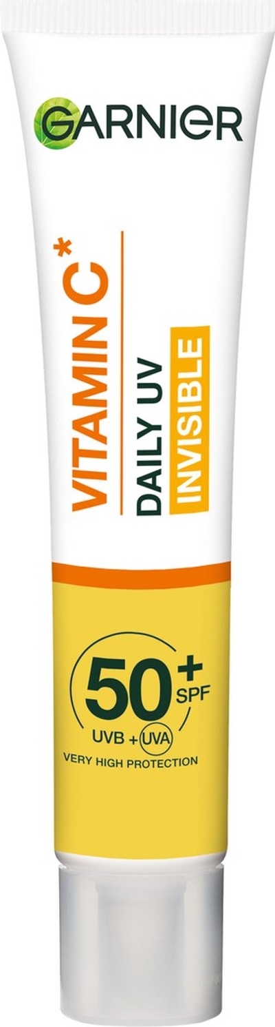 Garnier Vitamine C* Daily UV Anti-pigmentvlekken Fluid SPF50+ - Daycream - Voor een stralende huid - met Transparante Finish - 40ml