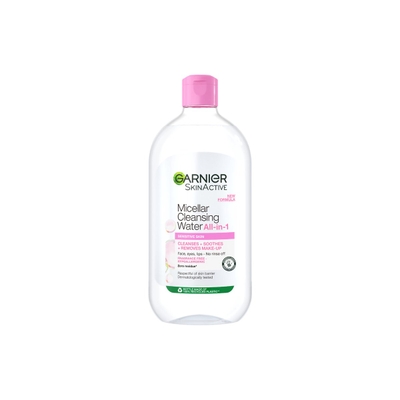 Garnier SkinActive Micellair Reinigingswater voor de Gevoelige Huid – Milde Gezichtsreiniging – Zachte Make-Up Remover - 700ml