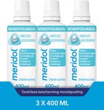 Meridol Mondwater Tandvlees - 3 x 400 ml
